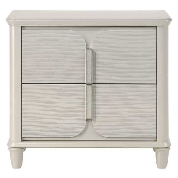 ACME Laveda Pearl White Nightstand Model BD03793