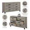 ACME Mari Light Gray Dresser Model BD04145
