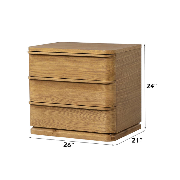 ACME Zoey Oak Nightstand Model BD04853