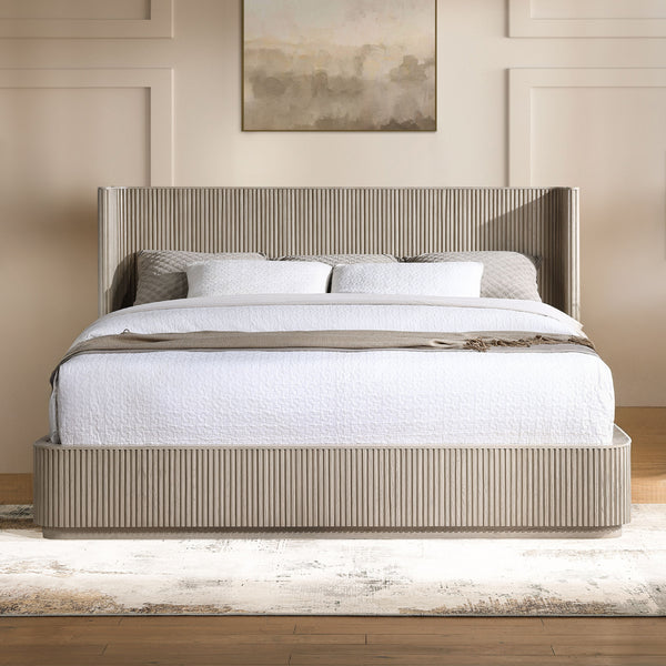 ACME Leanna Light Oak EK Bed Model BD05431EK