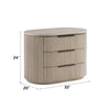 ACME Leanna Light Oak Nightstand with USB Port Model BD05433