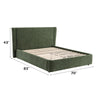 ACME Cheryl Dark Green Chenille Full Bed Model BD05450F