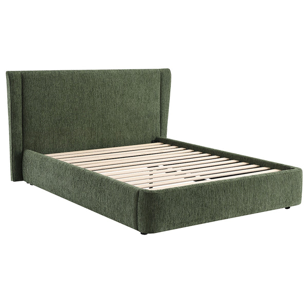 ACME Cheryl Dark Green Chenille Queen Bed Model BD05452Q