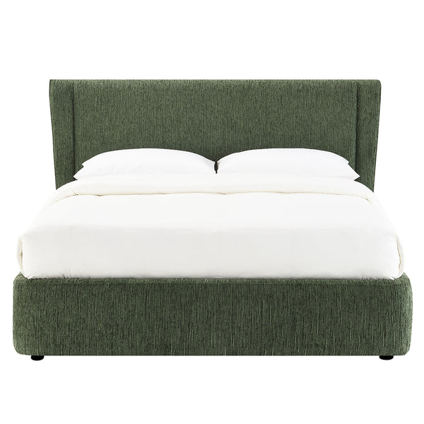 ACME Cheryl Dark Green Chenille Queen Bed Model BD05452Q
