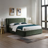 ACME Cheryl Dark Green Chenille Queen Bed Model BD05452Q