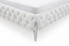 Eastern King Modrest Legend Modern White Bonded Leather Bed Model VGVCBD8111-WHT-EK