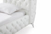 Eastern King Modrest Legend Modern White Bonded Leather Bed Model VGVCBD8111-WHT-EK