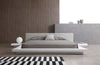 Queen Modrest Opal Modern White & Grey Platform Bed Model VGBD855-WHTGRY-Q