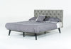 Modrest Gibson Modern Grey Fabric Super King 72" X 80" Bed Model VGMABR-54-BED-NK