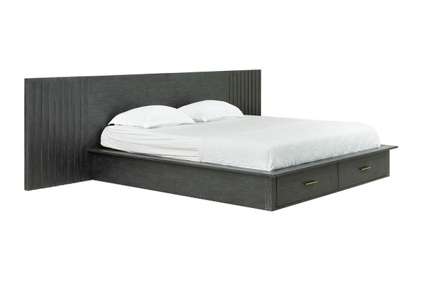 Modrest Manchester Contemporary Platform Dark Grey Ek Bed Model VGWD-HLF2-BED-EK