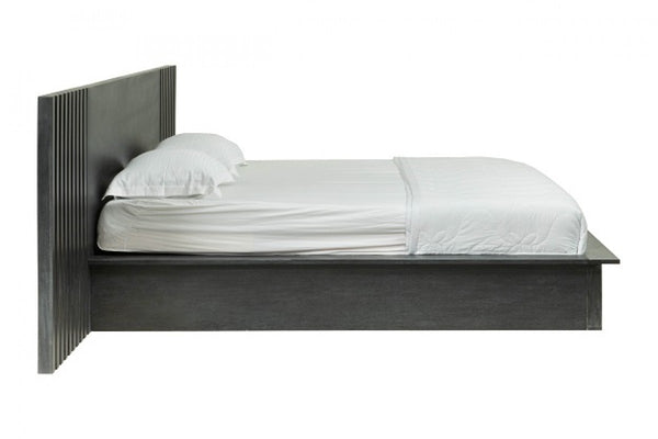 Modrest Manchester Contemporary Platform Dark Grey Bed With Drawers Model VGWD-HLF2-BED