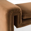 Divani Casa Bentley Modern Brown Velvet Bench Model VGAH-AG146-OT-BRN