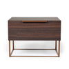 Nova Domus Benzon Italian Modern Dark Rovere Nightstand Model VGACBENZON-NS