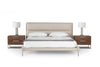 Modrest Bergeron Contemporary Cream Woven Fabric Bed Model VGODZW-20107-WHT-BED