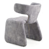 Bergman Modern Grey-Blue Velvet Dining Chair