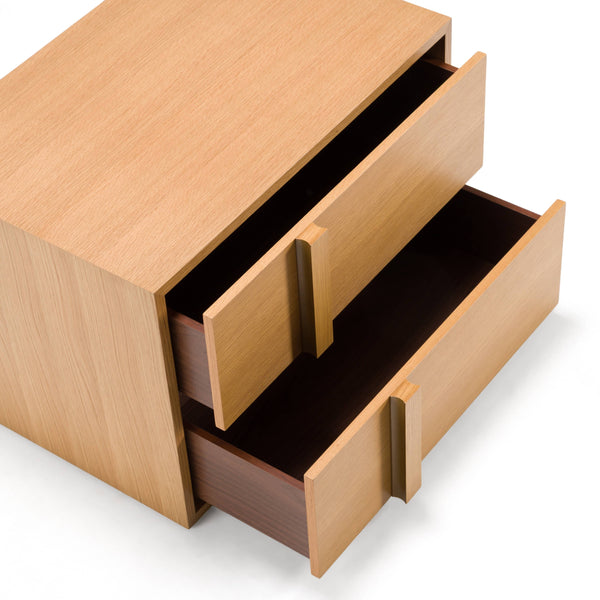 Berlin Modern Natural Oak Nightstand