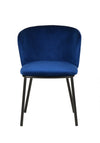 Modrest Bessie Modern Blue Velvet Dining Chair (Set Of 2) Model VGFH139131-BLU-DC