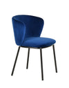 Modrest Bessie Modern Blue Velvet Dining Chair (Set Of 2) Model VGFH139131-BLU-DC