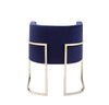 Modrest Betsy Modern Navy Blue Velvet & Gold Kids Chair Model VGZAS011-NVY-KDS-BLU-CH