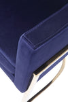 Modrest Betsy Modern Navy Blue Velvet & Gold Kids Chair Model VGZAS011-NVY-KDS-BLU-CH