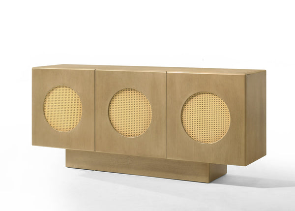 Oshana Modern White Oak Dining Set