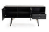 Billy Modern Black Oak & Gold Buffet