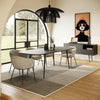 Modrest Billy Modern Black Oak & Gold Extendable Dining Table Model VGDWJ3498