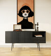 Billy Modern Black Oak & Gold Buffet
