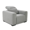 Divani Casa Bode Modern Grey Fabric Recliner Chair Model VGMB-R211-P1-CHR-M31