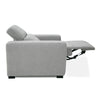Divani Casa Bode Modern Grey Fabric Recliner Chair Model VGMB-R211-P1-CHR-M31