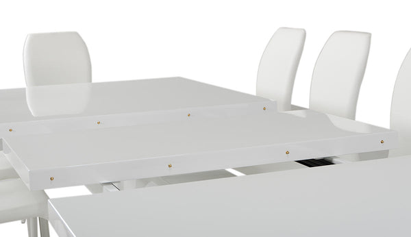 Modrest Bono "T" Modern White Extendable Dining TableModel VGGU-BONO2
