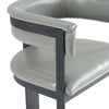 Modrest Boswell Modern Grey Faux Leather & Black Counter Chair Model VGRH-RHS-CS-158-GRYBLK