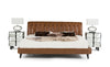 Modrest Bourbon Modern Brown Leather Bed Model VG2TBF-AU01-51