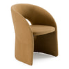 Brea Modern Tan Fabric Dining Chair