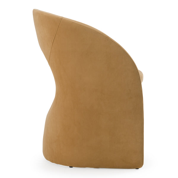 Brea Modern Tan Fabric Dining Chair