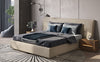 Modrest Brittany Modern Beige Fabric BedModel VGBBLA1603