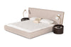 Modrest Brittany Modern Beige Fabric BedModel VGBBLA1603