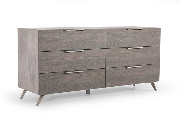 Nova Domus Bronx Italian Modern Faux Concrete & Grey Bedroom Set Model VGACBRONX-SET