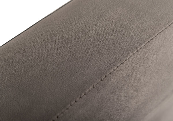 Nova Domus Bryan Modern Grey Velvet & Gold Bed Model VGMABR-82