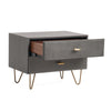 Modrest Bryan Modern Grey Nightstand Model VGMABR-82-GREY-NS