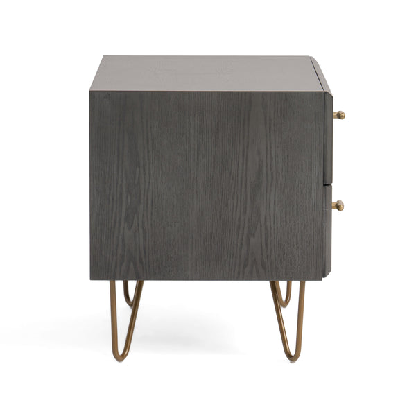 Modrest Bryan Modern Grey Nightstand Model VGMABR-82-GREY-NS