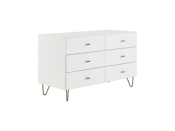 Modrest Bryan Modern White Dresser Model VGMABR-82-WHT-DRS