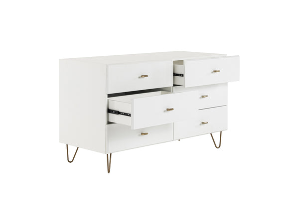 Modrest Bryan Modern White Dresser Model VGMABR-82-WHT-DRS