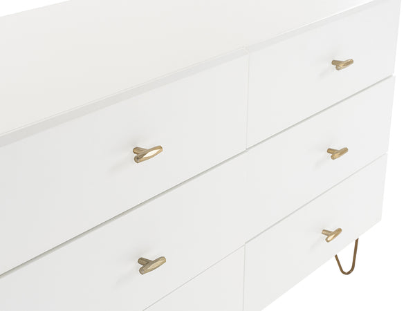 Modrest Bryan Modern White Dresser Model VGMABR-82-WHT-DRS