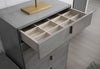 Modrest Buckley Modern Grey Crackle Chest Model VGVCJ2003-CHEST