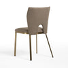 Modrest Burton Modern Beige & Brass Dining Chair Set Of 2 Model VGGA-6527CH-BG-B-DC
