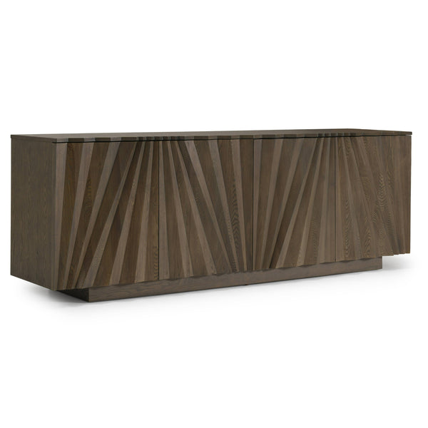 Byer Modern Grey Ash Veneer Buffet