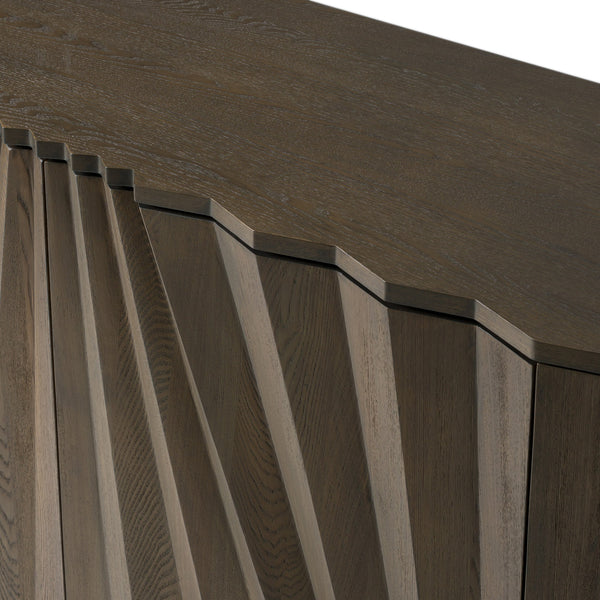 Byer Modern Grey Ash Veneer Buffet