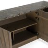 Byer Modern Grey Ash + Marble Buffet