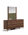 Nova Domus Calabria Modern Walnut Mirror Model VGACCALABRIA-MIR